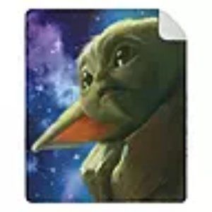 Star Wars Mandalorian "The Child "Look Up" Cloud Sherpa Throw 50x60, NIP
